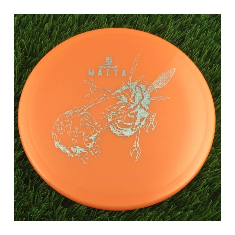 Discraft Big Z Collection Malta with Big Z Stock Stamp with Inside Rim Embossed PM Paul McBeth Stamp – 174g – Solid Orange