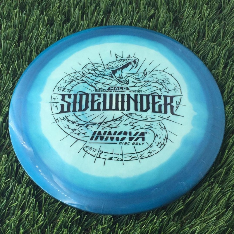 Innova Halo Star Sidewinder with Burst Logo Stock Stamp – 148g Blue
