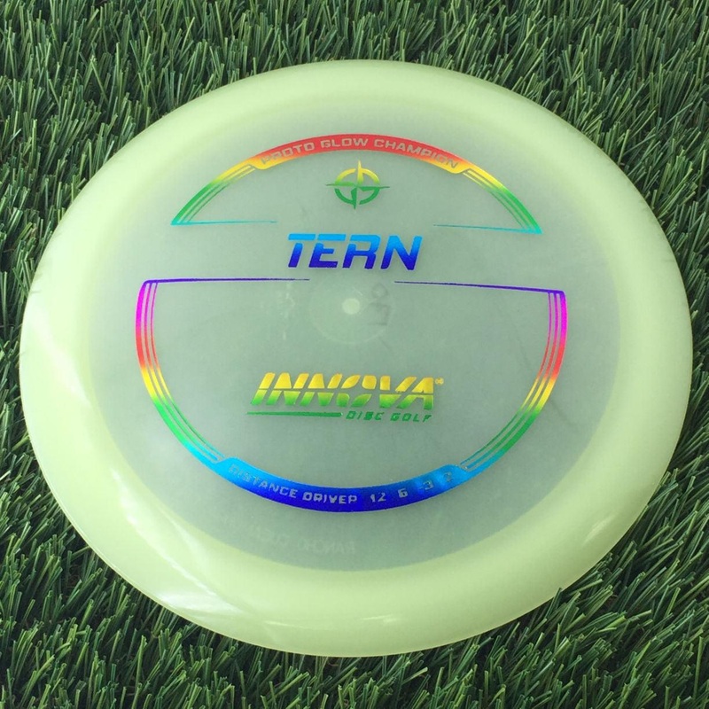Innova Proto Glow Champion Tern with Burst Logo Stock Stamp – 170g – Translucent Glow