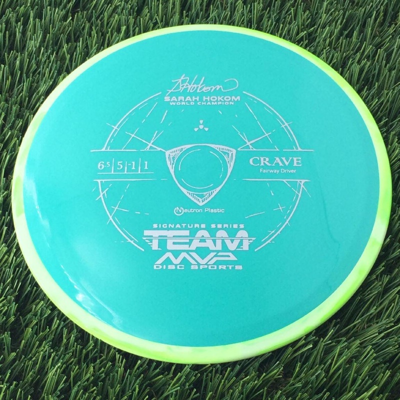 Axiom Neutron Crave with Sarah Hokom World Champion Signature Series Team MVP Stamp – 162g Teal Green