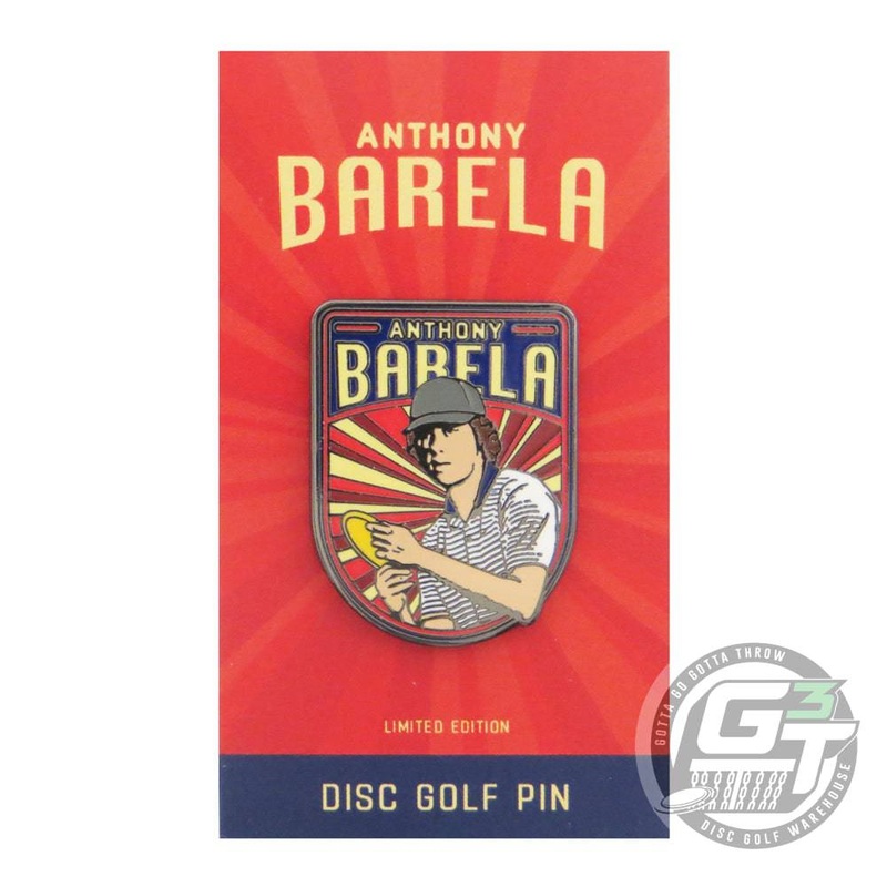Disc Golf Pins Anthony Barela Series 1 Enamel Disc Golf Pin