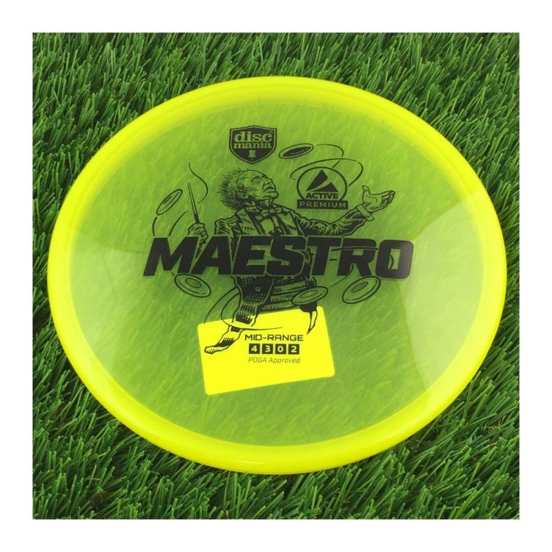 Discmania Active Premium Maestro – 171g – Translucent Yellow