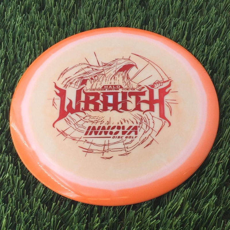 Innova Halo Star Wraith with Burst Logo Stock Stamp – 172g – Solid Orange