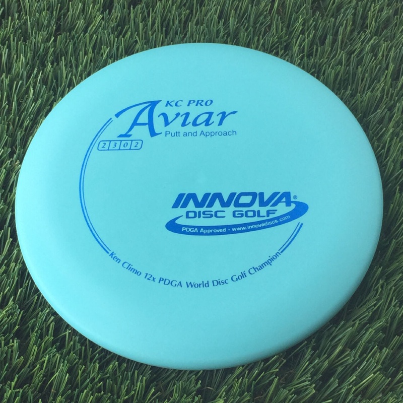 Innova Pro KC Aviar with Ken Climo 12x PDGA World Disc Golf Champion Stamp – 167g Turquoise Blue