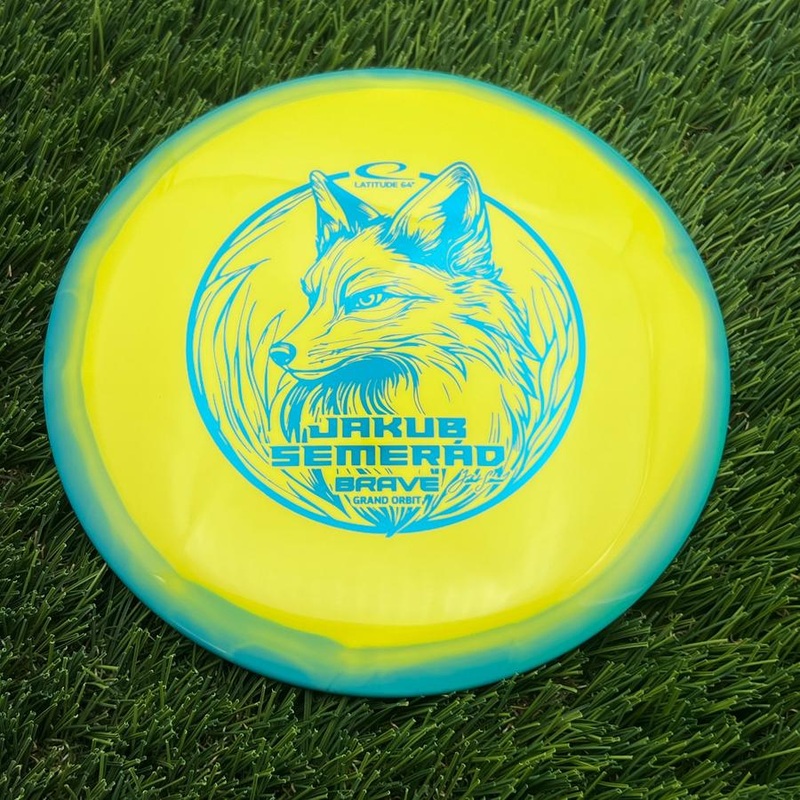 Latitude 64 Royal Grand Orbit Brave with Jakub Semerad Team Series 2025 Stamp – 175.98g – Teal Yellow
