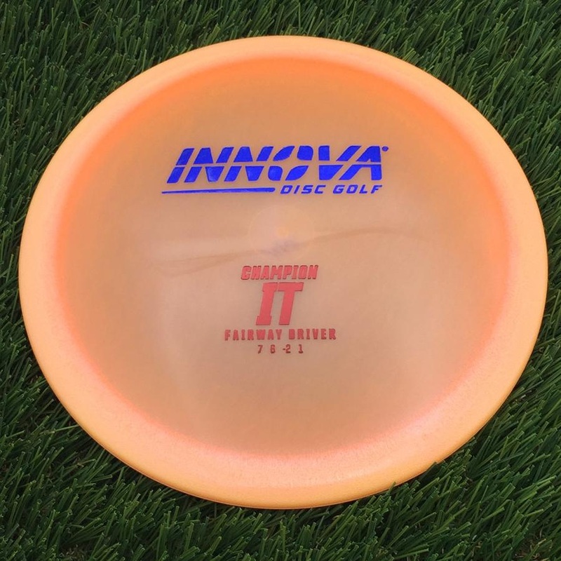 Innova Champion IT with Burst Logo Stock Stamp – 149.54g – Light Orange
