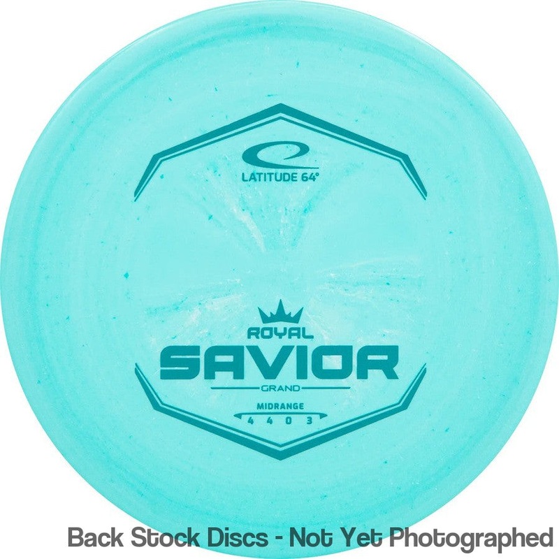 Latitude 64 Royal Grand Savior Midrange (Stock Stamp) [Back Stock Inventory – Disc and Stamp Color WILL VARY]