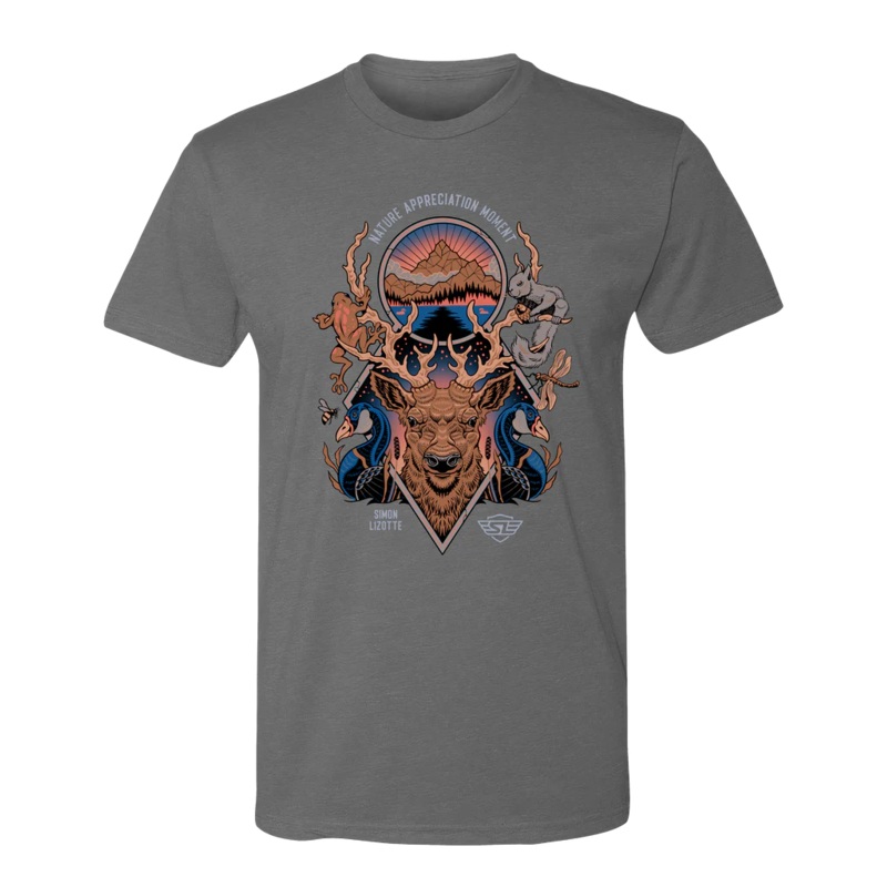 Simon Lizotte Nature Appreciation Tee (Heather Grey)